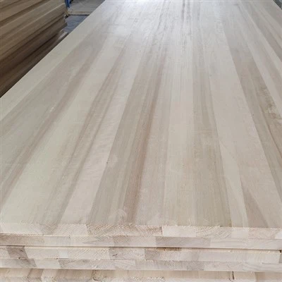 Masívne topoľové drevo hrany lepené drevo
